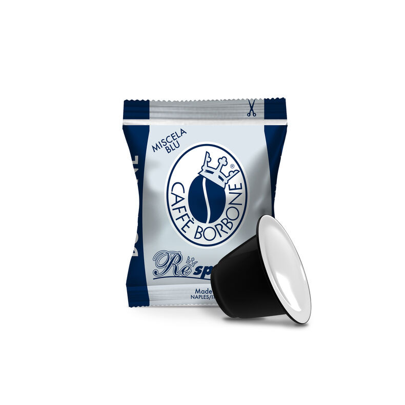 Capsule Borbone Compatibili Nespresso Respresso Blu su EasyCialde.it